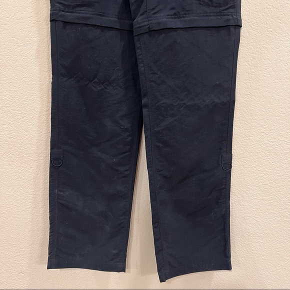 The North Face Convertible Pant Women's Sz 10Long 42*32 Black Nylon Outdoor EUC - Picture 3 of 12